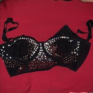 Crystal Bling Bra